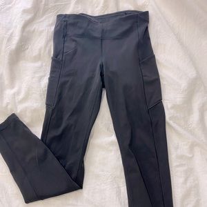 Worn once!!! Lululemon pocket leggings